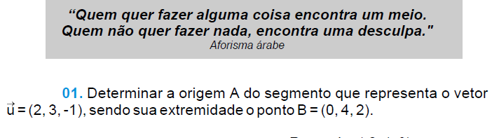 Ângulo entre 2 vetores