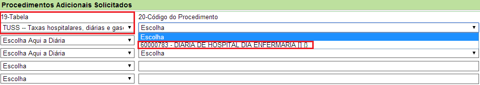 DIÁRIAS: Guia de Prorrogação O primeiro registro, é se você