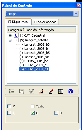 27. As bandas aparecerão no Painel de Controle (Fig.25). Fig.