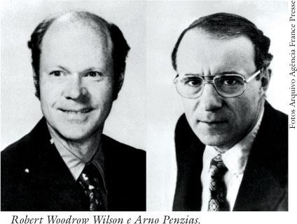 A Radiação Cósmica de Fundo Em 1964, em uma experiência que era destinada a melhorar o sistema de telefonia americana, A. Penzias e R.