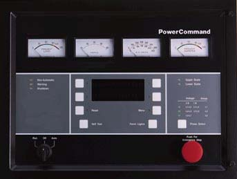 PowerCommand Controle Digital de Grupo Gerador Descrição O Controle PowerCommand (3100) é um sistema de monitoração, medição e controle de grupo gerador baseado em um micro-processador.