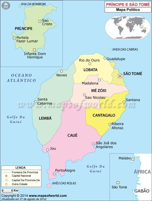 86 Figura 2: Mapa de São Tomé e Príncipe 20 4.2.3.