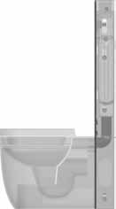 QRINOX Módulo Sanitário Escolha qualquer louça sanitária O módulo sanitário Quick Refit INOX foi concebido para uma aplicação à face da parede numa instalação nova ou na reabilitação de instalações