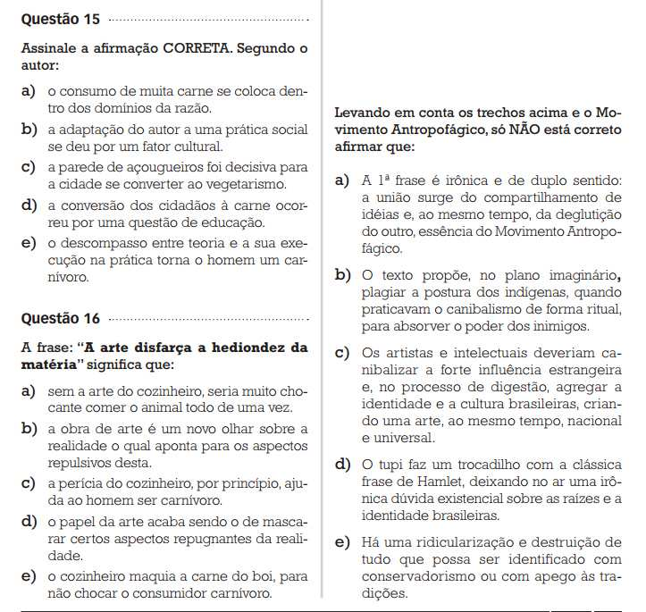 Neste caso, também é importante destacar trechos em que se coloca afirmação