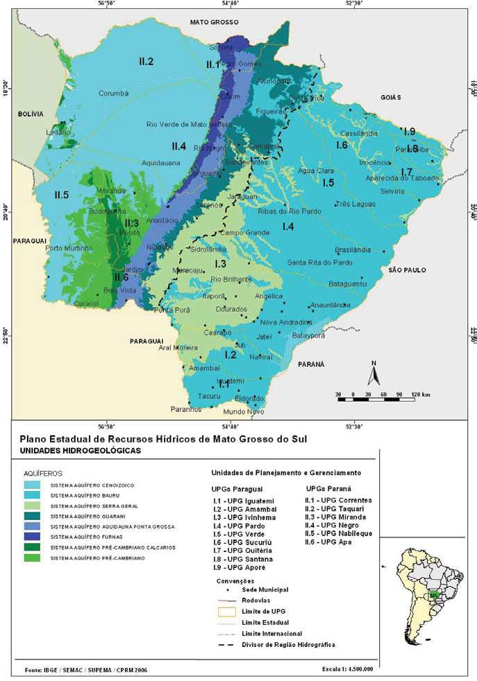 Perguntas e Respostas 1. O Estado de Mato Grosso do Sul tem Política de Recursos Hídricos? Sim.