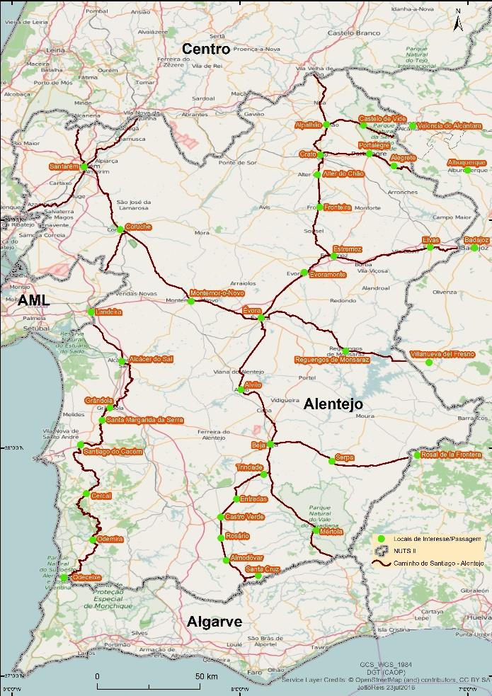 Operacionalização da Estratégia para a Valorização do Touring Cultural e Paisagístico do Alentejo e Ribatejo - Rotas do Touring Cultural.