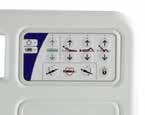 Controles convenientemente posicionados proporcionam ajustes para conforto do paciente e controle clínico
