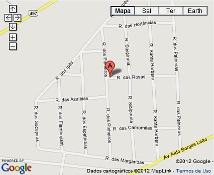 Mapa do Local Coordenadas Google maps: -18.960702,-48.
