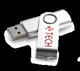 Clipe: cromado.  97696 Memória USB.