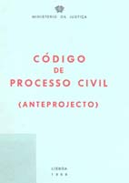ANO: 1987-1988 TÍTULO: Código de Processo Civil