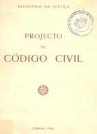 1966 TÍTULO: Projecto de Código Civil