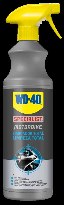 LIMPEZA TOTAL O Limpeza Total WD-40 Motorbike é um produto de limpeza multifacetado
