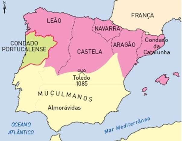 O caso Espanhol Formado a partir das Astúrias e depois Leão e Castela A partir
