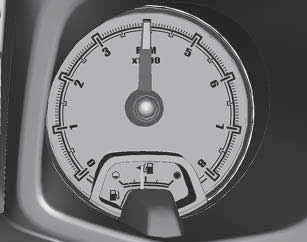 Consulte Computador de bordo na página 5-33. Para motor diesel 2.8L Para motor a gasolina V6 3.6L Exibe as rotações por minuto (rpm) do motor.
