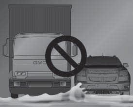 Black plate (11,1) Condução e operação 9-11 Dirija em baixa velocidade através de qualquer área alagada e certifique-se de que o limite de água não exceda a altura do centro da roda.