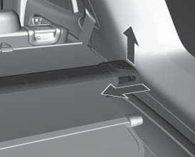 Black plate (10,1) 4-10 Compartimentos de carga Para remover a tampa Ganchos de ancoragem Abra a tampa do compartimento de carga.