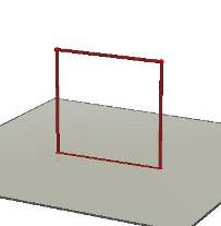 Figura 2: trave de Futebol Construção de Pedro O aluno criou um segmento qualquer no plano de base e com a ferramenta