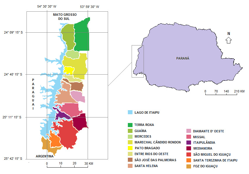 Binacional, o reservatório abastecido pela bacia do Rio Paraná possui 1.350 km² de área inundada e corresponde ao sétimo maior reservatório do Brasil.