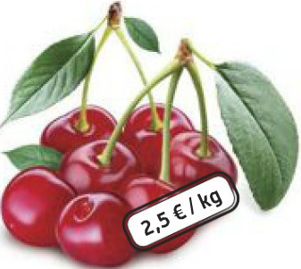 8º Ano Ficha de Trabalho 16 fevereiro de 2012 1) Na frutaria Pomar Verde, cada quilograma de cerejas do Fundão custa 2,5.