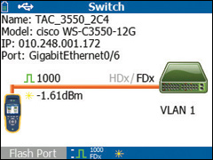 remotos de cabo. A geração de tons suporta os modos IntelliTone analógico e digital. Um cabo conectado incorretamente com pares 1,2 e 7,8 trocados usando o identificador de cabo n.