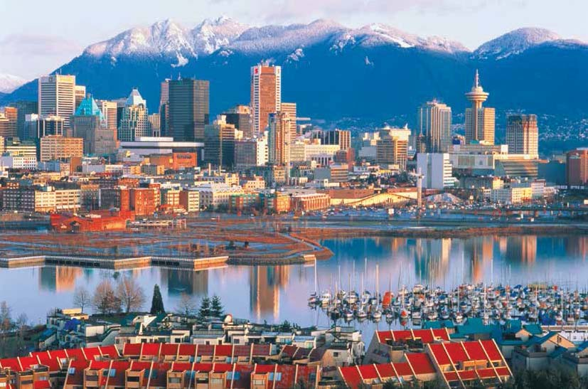 INGLÊS NO CANADÁ Vancouver A PÉROLA DO PACÍFICO Um paraíso natural que oferece atividades para todos os gostos, como compras, vida noturna e