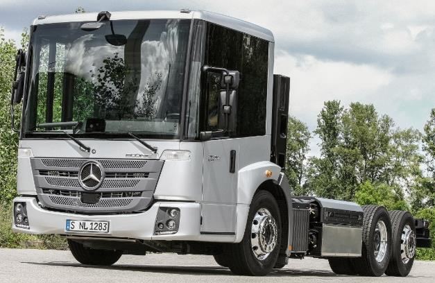 Mercedes Econic Aplicações municipais - CNG Concorrentes Chassis Cabine Motor Caixa de