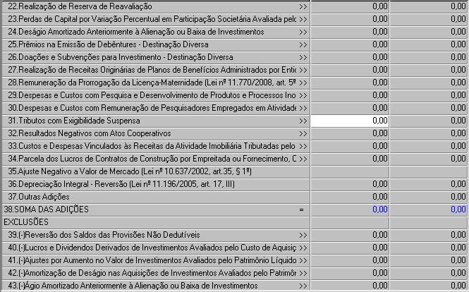 Ficha 17 - Cálculo da Contribuição