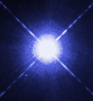 Evolução de Estrelas em Sistemas Binários Em um par onde as estrelas têm massas diferentes: A estrela mais massiva do par evolui mais rápido.
