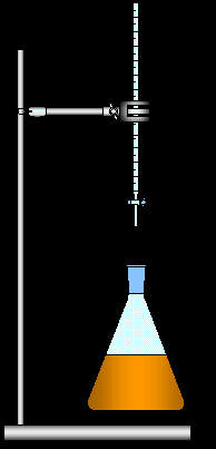 19 FIGURA 1 - Montagem da padronização do NaOH. Quando o indicador mudar para rosa pálido (ponto final de titulação), parar a adição fechando a torneira, anotar o volume gasto da bureta.