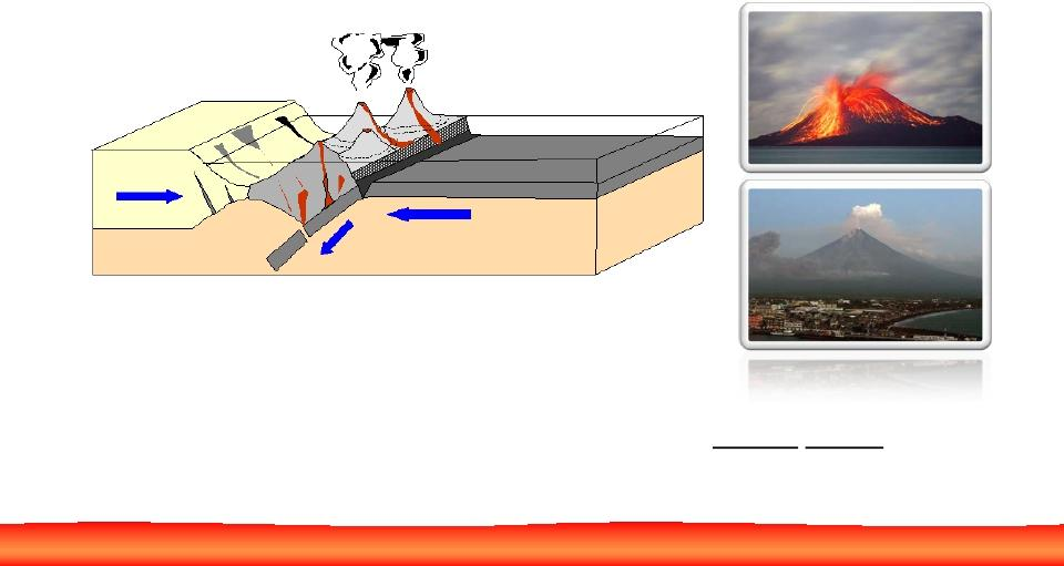 Este tipo de magma, de origem pouco profunda, origina, normalmente, erupções explosivas.