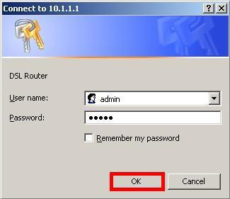 4- Abra o navegador de Internet e digite na barra de endereços o endereço IP do gateway padrão, exemplo: http://10.1.1.1 e tecle Enter.