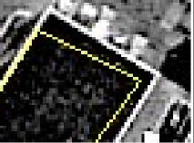 46 distância de 5 pixels Figura - Zoom visualizando a medida feita afastada da borda.
