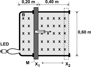 Q.9 Utilizando-se um gerador, que produz uma tensão V, deseja-se carregar duas baterias, B- e B-, que geram respectivamente 5 V e V, de tal forma que as correntes que alimentam as duas baterias