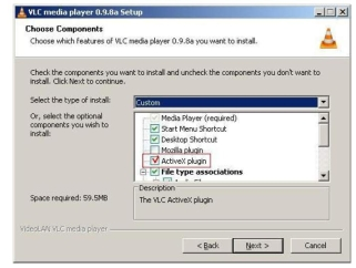 Requisitos de software São necessários os seguintes requisitos para a câmara UVD-IP: Microsoft Internet Explorer.