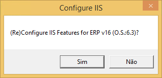 IIS necessárias ao bom funcionamento do eticadata ERP.