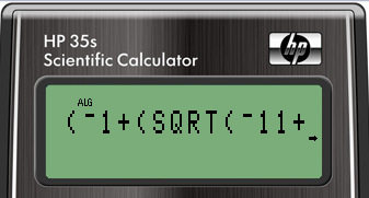 resultado apertaram a tecla, encontrado na calculadora a expressão da figura 6, que apresenta parte da