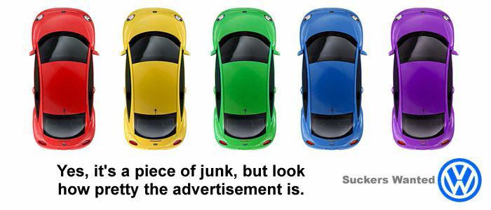 Figura 2: Anúncio da Volkswagen. Fonte: (http://images.google.pt apud RIBEIRO, 2008, pag39.).