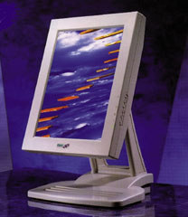 " *" Monitor de cristal líquido (LCD): Originalmente usado em laptops, mas está ganhando espaço em computadores de mesa. Muito delgadas (somente algumas polegadas).