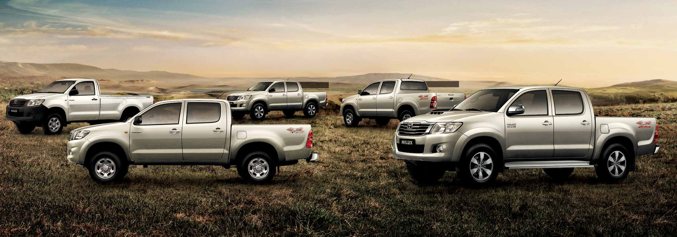 SR 4x2 Flex SR 4x4 Diesel Hilux STD 4x4 Diesel Cabine Simples Hilux STD Pack 4x4 Diesel Cabine Dupla Hilux SR 4x4 Diesel / 4x2 Flex Cabine Dupla Hilux SRV 4x4 Diesel / Flex Cabine Dupla