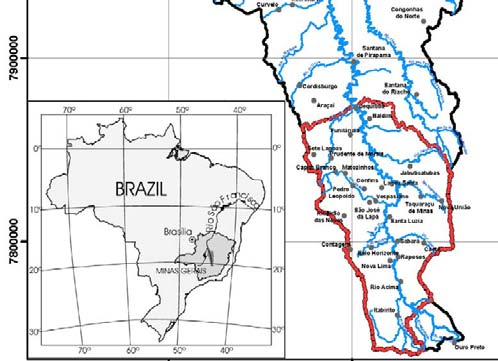O TERRITÓRIO O projeto Manuelzão buscou um novo território de ação onde ambiente se mostrasse mais visível e sistêmico, daí o foco na bacia do Rio das Velhas.