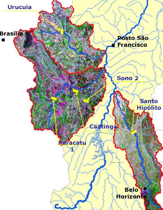 Barragens Propostas em Minas Gerais e na Bacia do Velhas Para