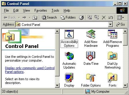 Windows ME 1º PASSO: Instalar o componente para acesso Dial-Up e VPN através do painel de controle conforme abaixo: No painel de controle, entre em "Adicionar ou remover programas", na guia