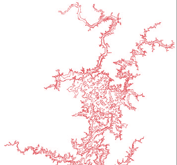 Figura 3 Mapa de isolinhas