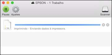 Tarefas relacionadas Como selecionar as configurações básicas de impressão - OS X Como selecionar as configurações de página - OS X Checando o estado da impressão - OS X Durante a impressão, você