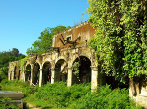 Fig. 52 Vestígios do antigo claustro na Quinta de São Bento.