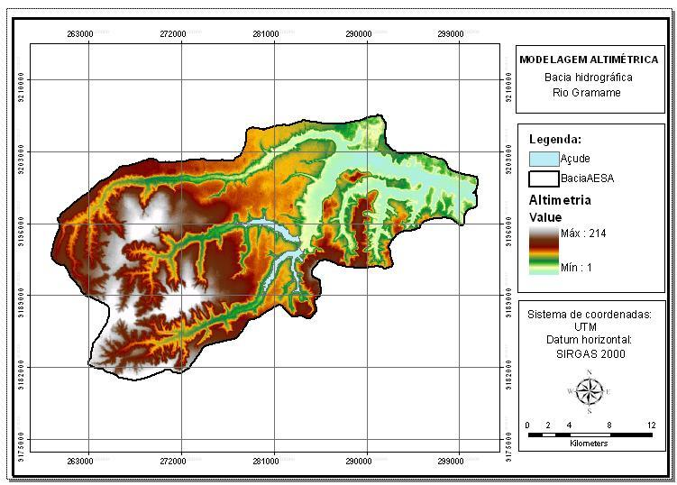 L = comprimento total dos rios A = área da bacia D d =477,45/588,6 D d =0,81 Km/Km 2 3.1.6. Tipo de rede de drenagem Na classificação da rede de drenagem foram necessários os dados vetoriais da drenagem da bacia.