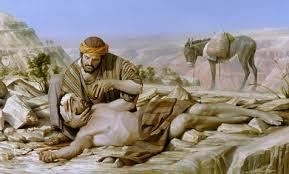III - A parábola do Bom Samaritano e os Médicos Sem Fronteiras Um homem, que descia de Jerusalém para Jericó, caiu nas mãos de ladrões que o despojaram, cobriram-no de feridas e se foram, deixando-o