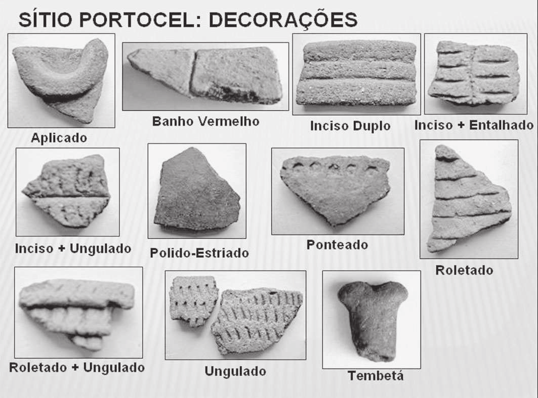 66 Figura 6: tipos cerâmicos decorados reconhecidos na análise do sítio Portocel.