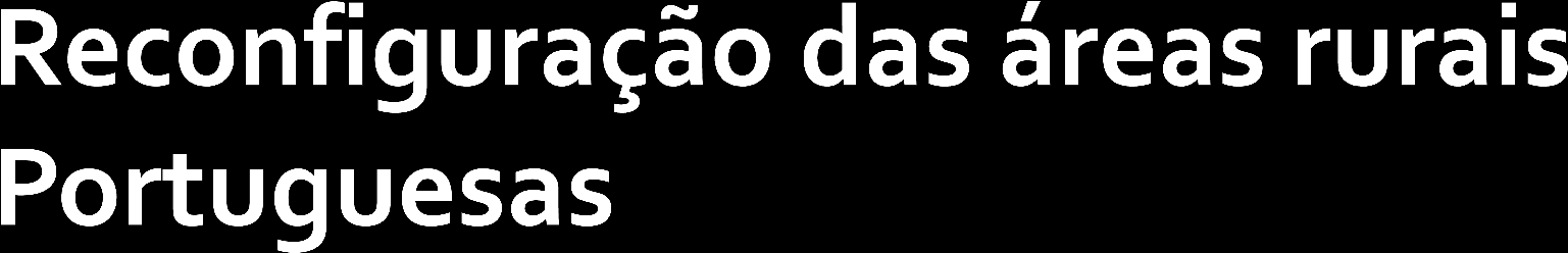 Tal como acontece em muitos outros países europeus, as áreas rurais portuguesas têm sido alvo de significativas transformações desde meados do século XX, motivadas por dinâmicas de mudança social e