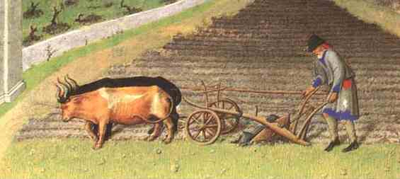 Agricultura Medieval (de 300 a 1300 anos atrás): Na agricultura medieval, uma tecnologia que representou um avanço em relação a agricultura
